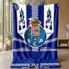 FC PortoPrinted Flannel Blanket Cozy Skin-Friendly Warm Throw for Couch Bed Indoor Daily Use