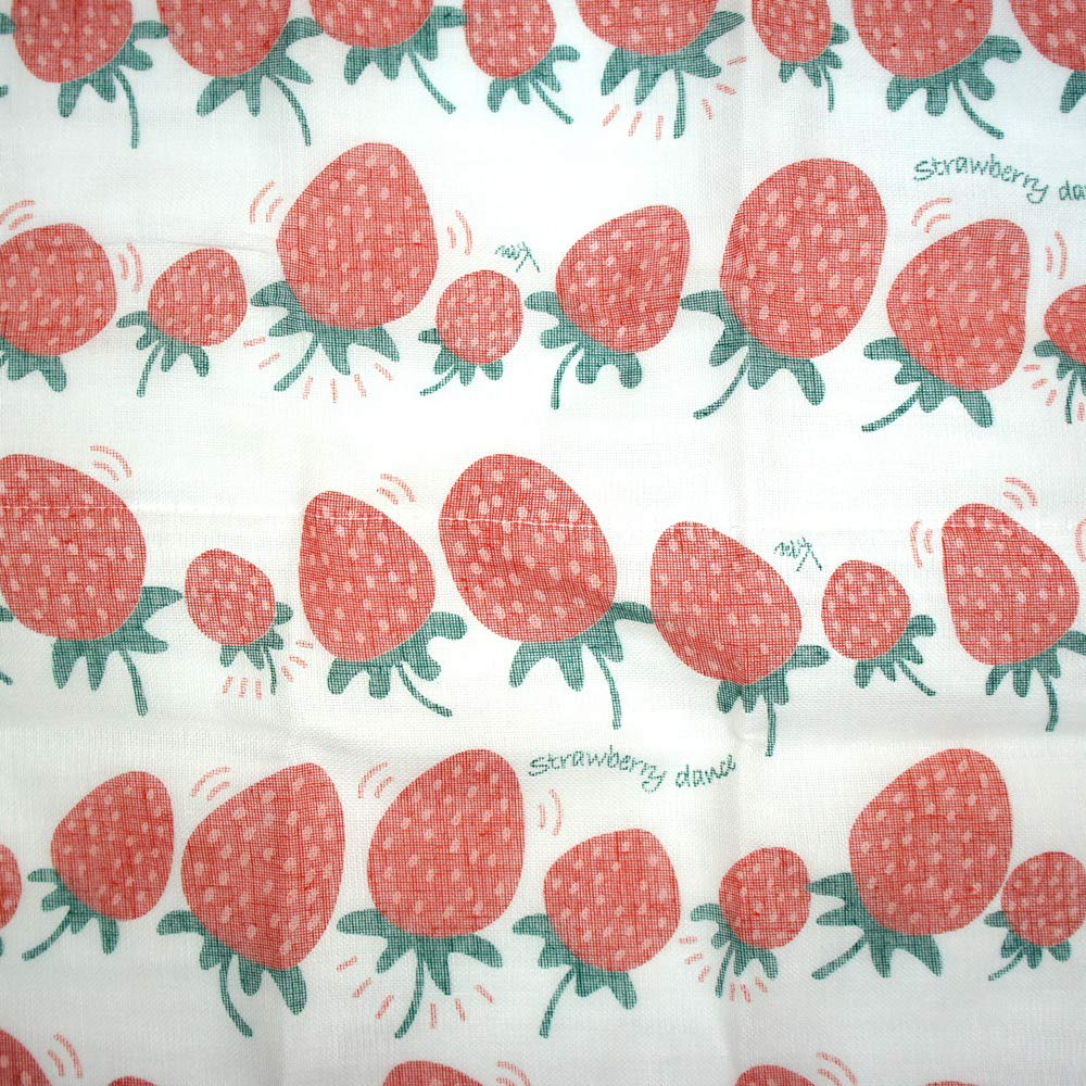 Shirayuki Yuzen Dishcloth Strawberry