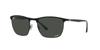 Sunglasses RB3686 Matte Dark Gray Contrast Enhanced Polarized Size 57 Ray-Ban Black/Black/Chromance/Crystal Lenses,