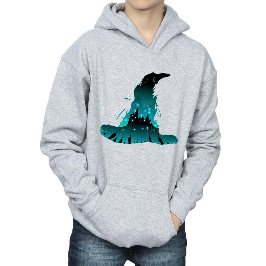 HARRY POTTER Boys Hogwarts Silhouette Hoodie