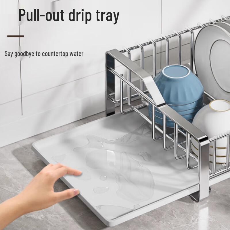 Countertop Single-Tier Dish Drying Rack