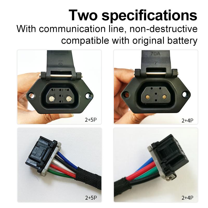 for Super SOCO Tc Max Original Battery Accessories Body Charging Plug Battery Socket Cable Charge Discharge Wire Female Header