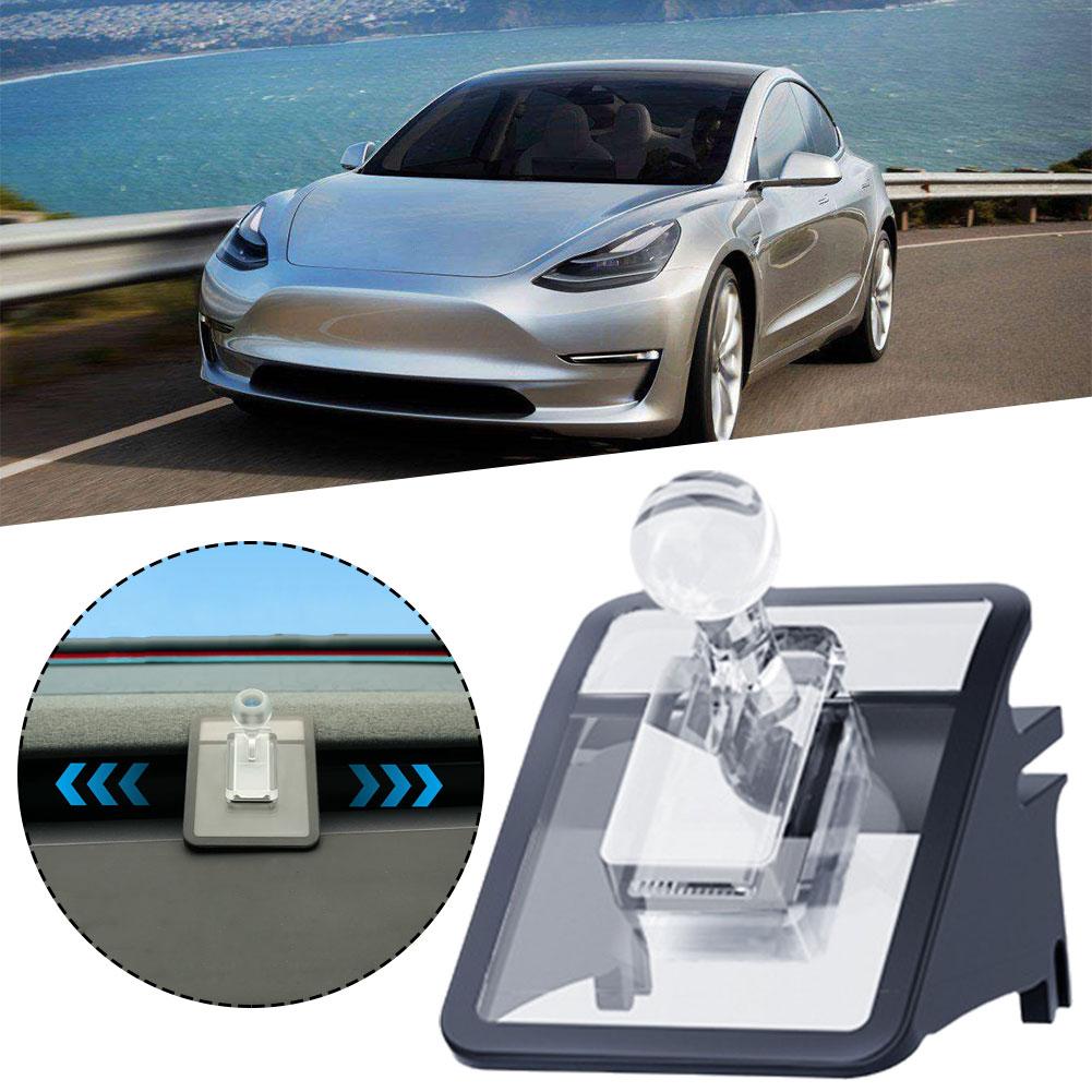 For Tesla Highland 2024-2024 17mm Bracket Base Soft Adhesive Flexible Movable 360 Degree Rotation Car Phone Stand