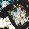 Anime Beyond Journeys End Frieren Triple Pose Black TShirt