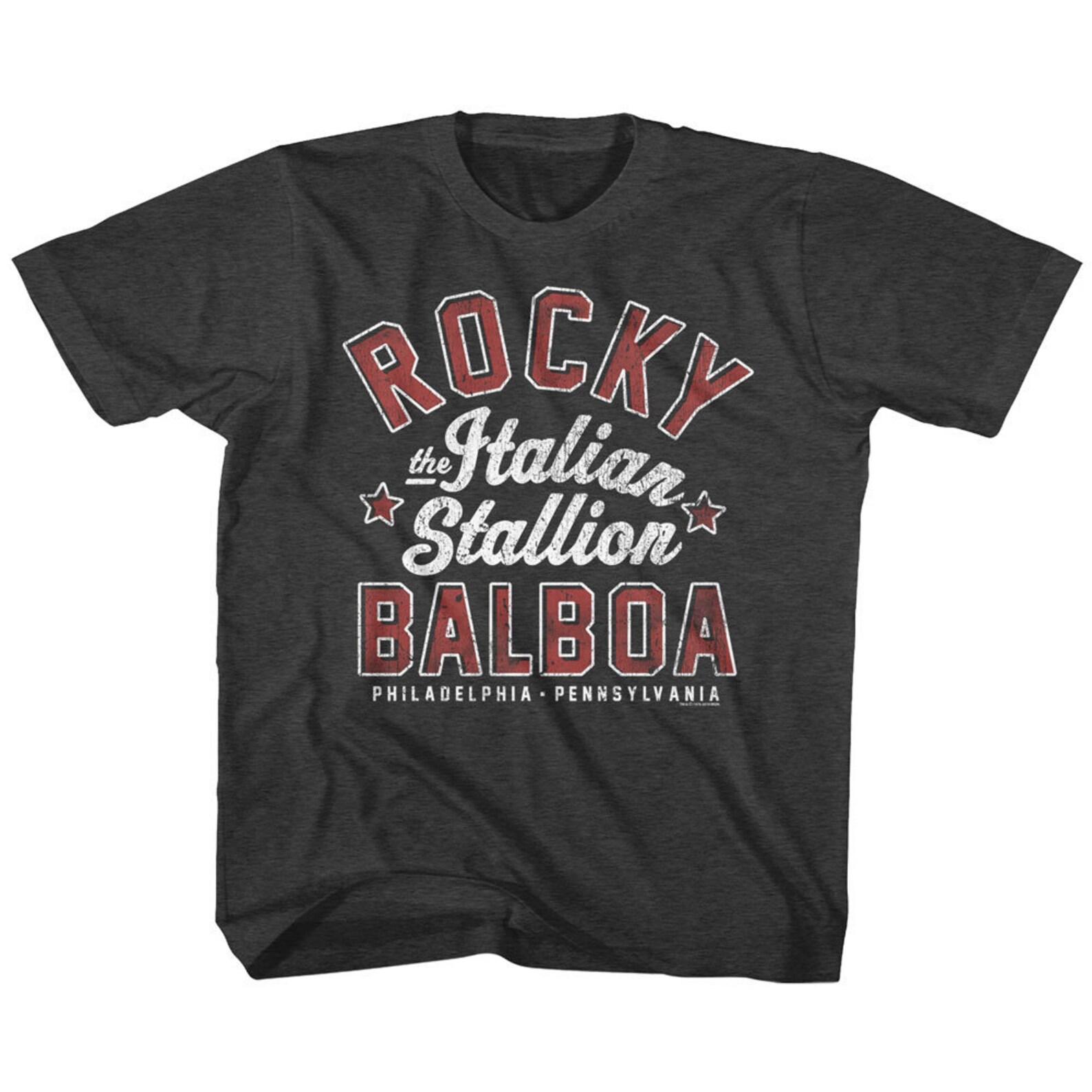 Rocky The Italian Stallion Black Heather Toddler T-Shirt 2XL