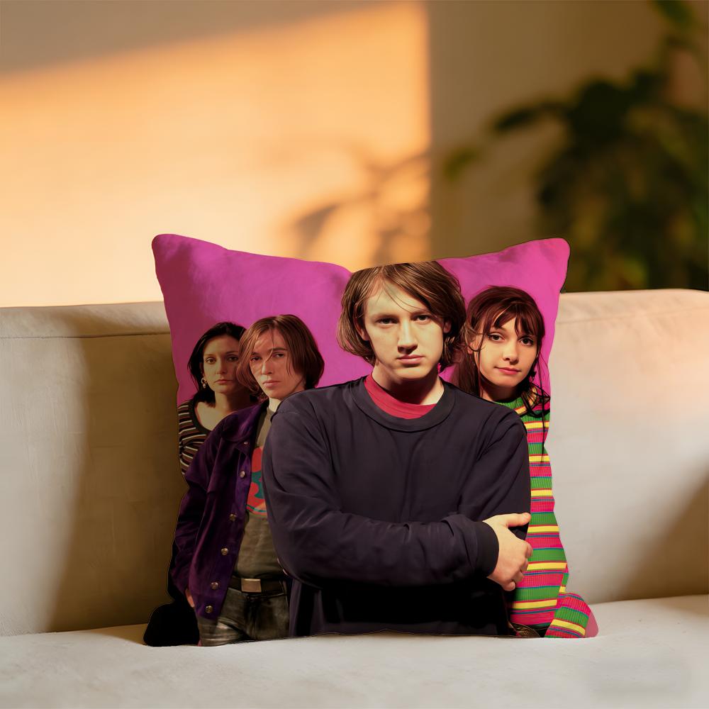 My Bloody Valentine Loveless Cushion Cover Cozy Velvet Throw PillowSoft Warm Cushion For Sofa  Bed