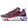 React Element 55 Black Red Purple Women Sneakers University-Red White CQ9903-001