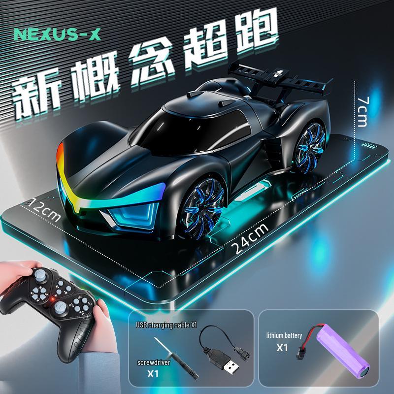 Gesture-Controlled Kids  RC Car: New Energy, 4WD Concept, Spray Racing Toy Single Battery