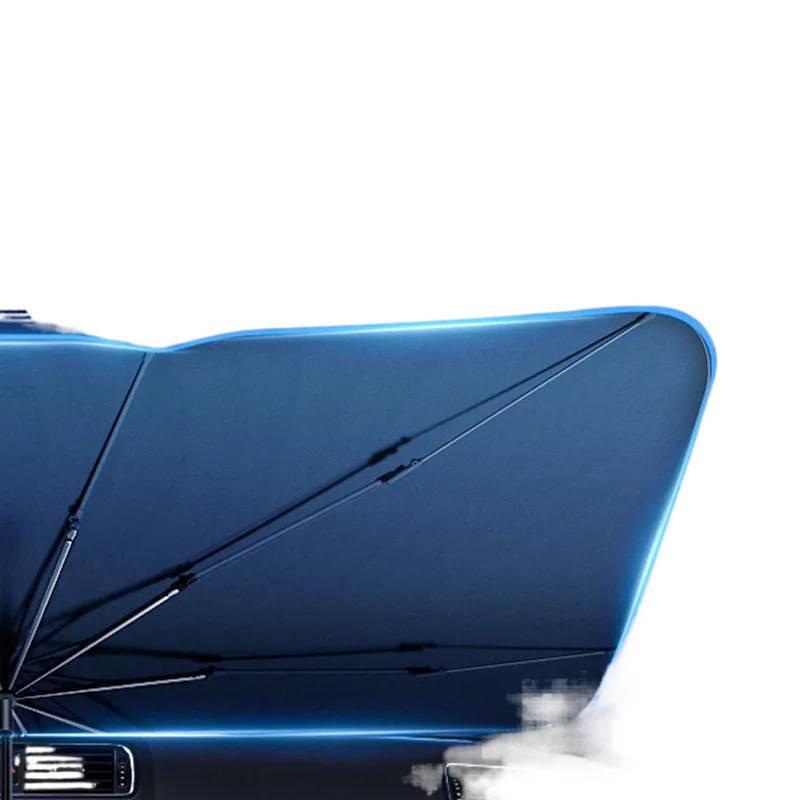 Retractable Car Sunshade Heat Insulation for Front Windshield