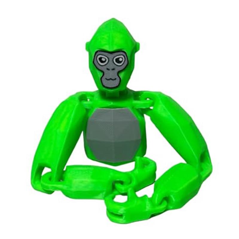Gorilla Tag Monke 3D tištěné panenky Kreslená zvířecí hračka Narozeninový vánoční dárek pro děti 3D tištěné hračky s pohyblivými klouby