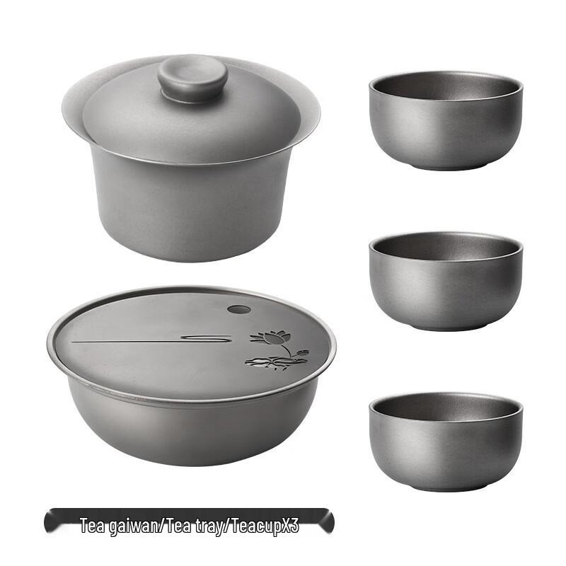 Yoshida Takumi Portable Titanium Tea Set