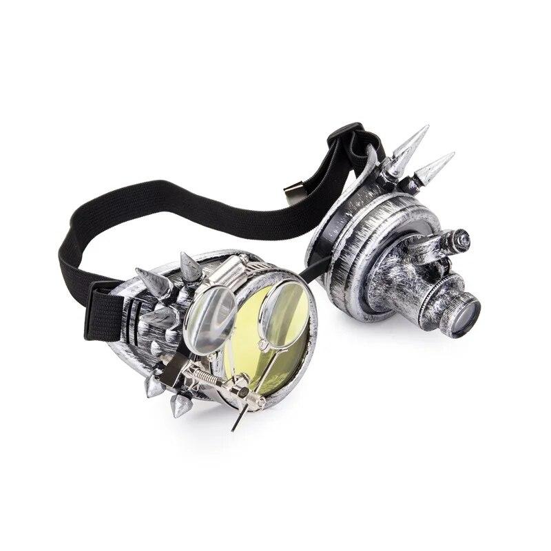 FLORATA Cosplay Vintage Niet Steampunk Schutzbrille Gläser Schweißen Gothic Freeshipping & Großhandel