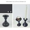 2x Iron Candles Stick Holder Candle Stand Simple Candle Holder for Pillar