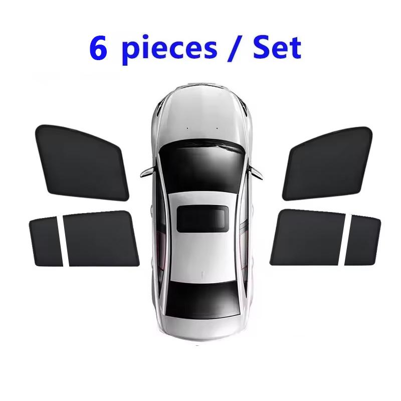 For GAC GS7 2025 2026 2027 Trumpchi Xiangwang S7 Car Mesh Sunshade Window Magnetic Visor Sun Shade Privacy Curtain Accessories