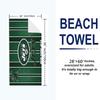 New York Jets Print Beach Towel, Large Soft Quick Dry Towel for Beach Camping Swimming