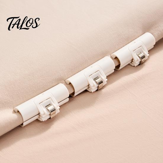 6PCS Quilt Clips, Anti-Slip Serrated Bedding Sheet Holders, with Spring Buckles Easy Install Clips, for Bedroom Sheets And Quilts