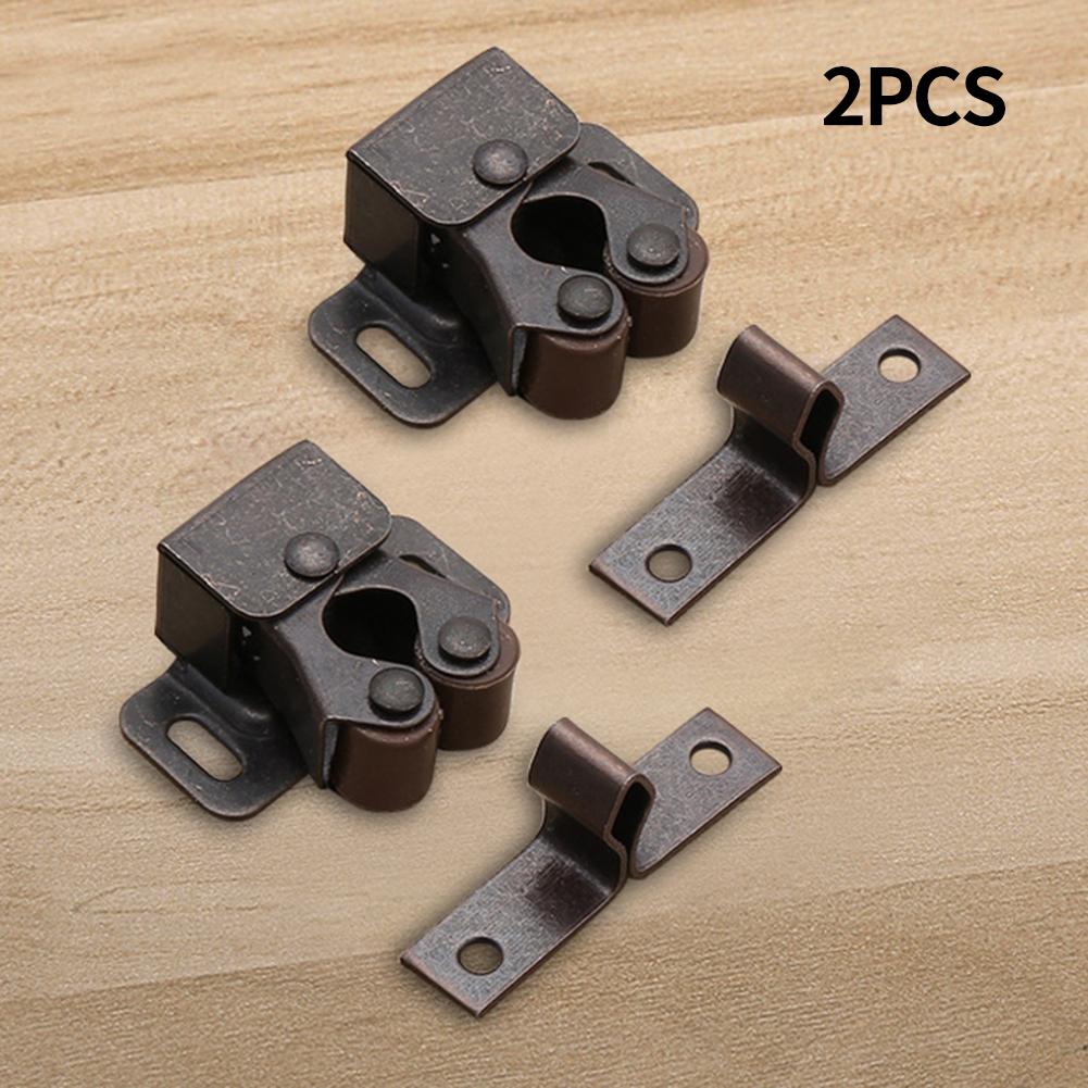 2 x Schranktürclips Kleiderschrank Schranktür Touch-Perlen Kartenart Touch-Perlen Schrankverschlüsse Beschläge Zubehörteile