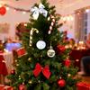 2PCChristmas Decoration Ornaments Set Christmas Tree Decoration Arrangement Plastic Candy Gift Box Christmas Ball Bow
