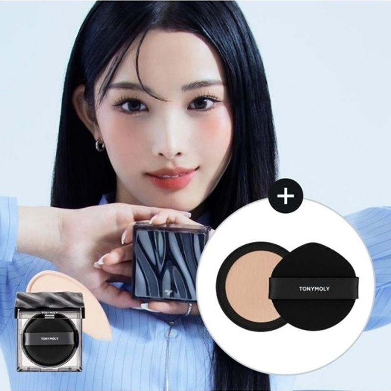 TONYMOLY Skin Tone Fixing Cover Cushion 002_01 Ivory