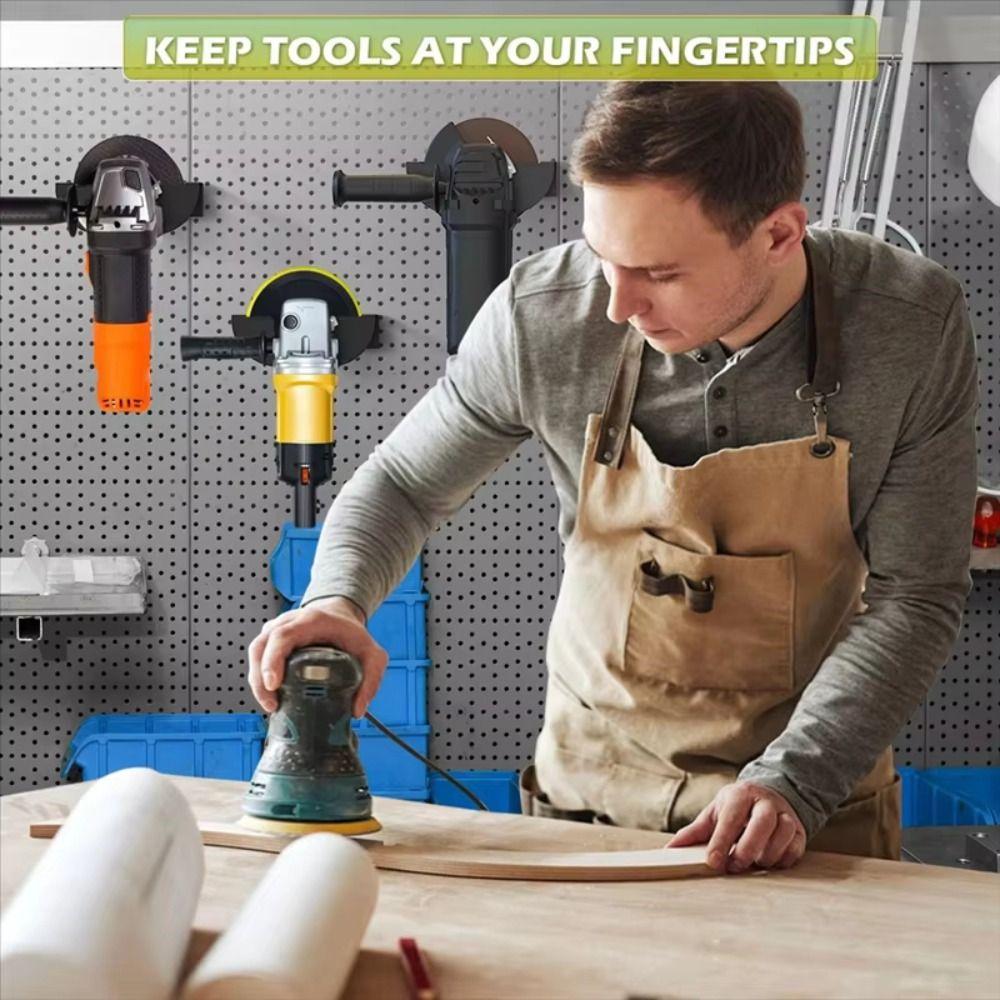 Universal Angle Grinder Holder Adjustable Wall Mount Bracket Tool Hanger Bracket