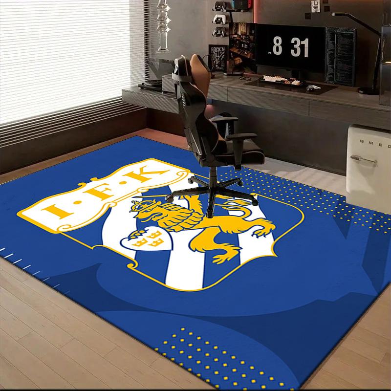Ifk Lion Crest Emblem Rug Office Floor Mat - Machine Washable for Bedroom, bedroom, livingroom, Room Decor Fan Gifts Christmas