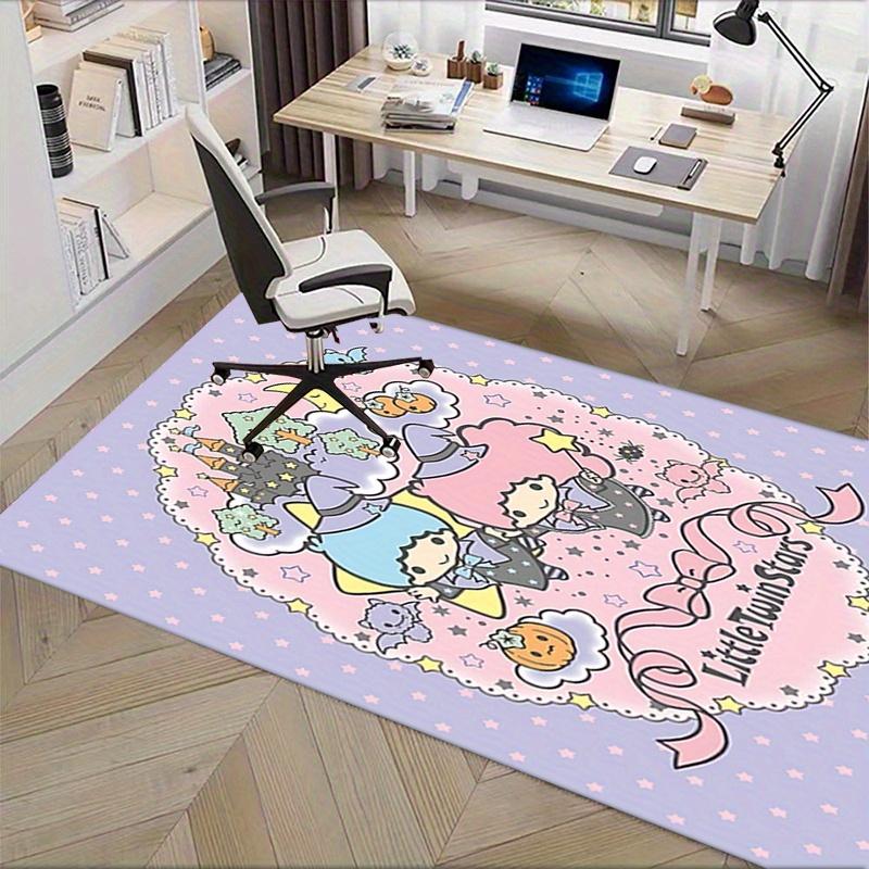 Office Rug Little Twin Stars, Halloween Anti-Slip Rug, Machine Washable for Living Room, Bedroom, Office, Multiple Sizes, Bedroom Mat, Decorative Mat,