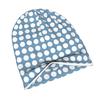 Sky Blue Polka Dot Graphic Seamless Pattern Daily Style Knit Hat for Adults Perfect for Weekend Errands Quick Meetups Or Everyday City Wear with a Tou