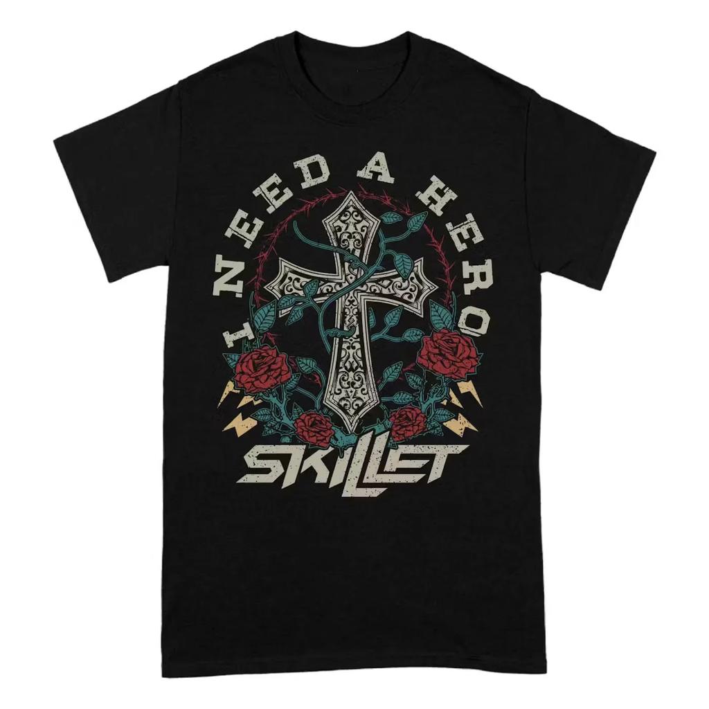Vintage Hero Song Skillet Band Black Size S4xl Shirt Gift For Family Pp204