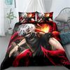 Tokyo Ghoul Anime 3D Printed Bedding Set Duvet Cover Pillowcases Comforter Soft Bed Linen for Fans