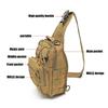 Men's outdoor Chest Pack 900D Oxford Mountaineering Camping Fishing Trekking