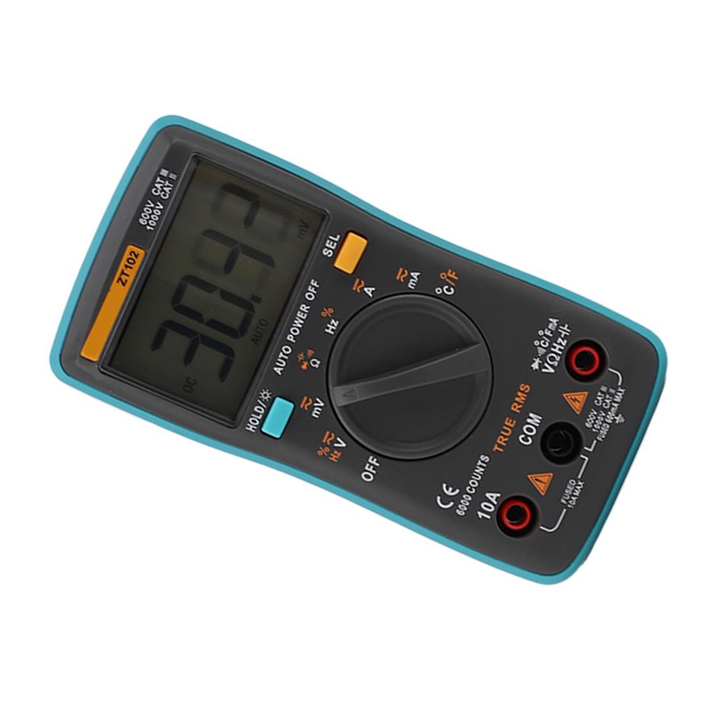 Digital Multimeter Pocket Automatic Range Current Voltage Tester for Electrician Test Household Use