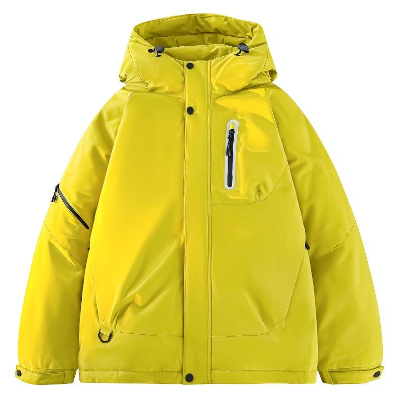 % Daunen neue nationale Standard weiße Entendaunenjacke Herren und Damen Winter locker Pie überwinden verdickte Kapuzenjacke Herren