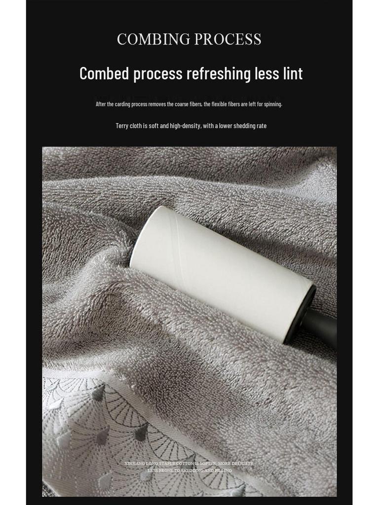 7A Antibakterielles Premium-Badetuch aus langstapeliger A-Klasse-Baumwolle