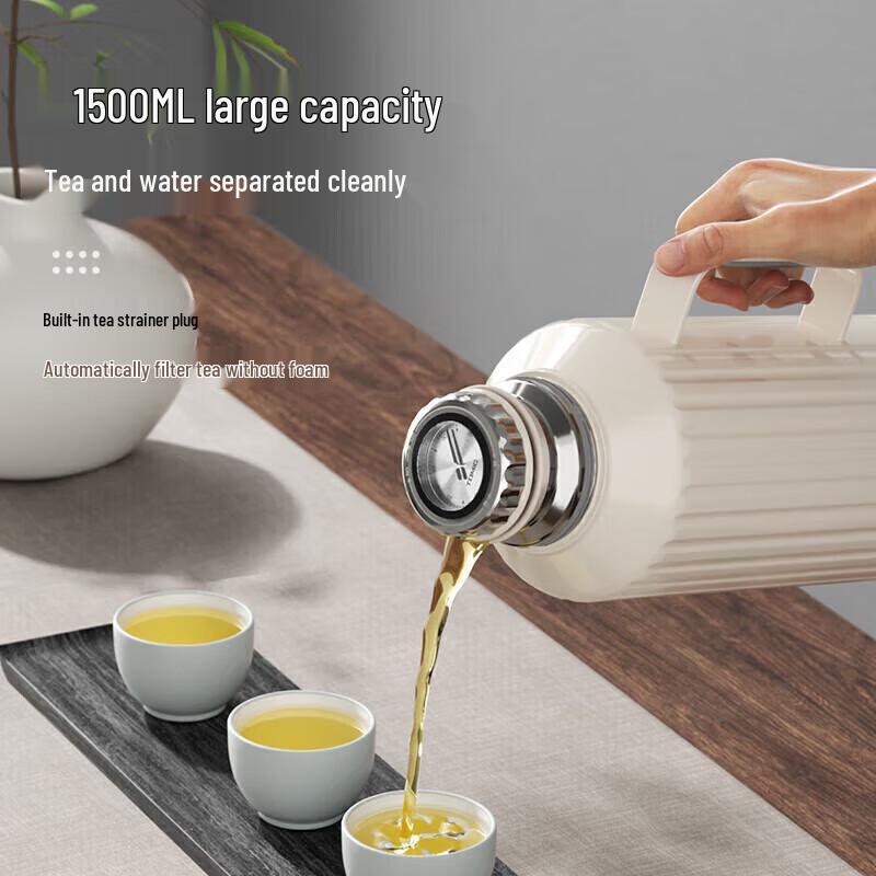 TOMIC 1.5L 316 Stainless Steel Insulated Tea Pot