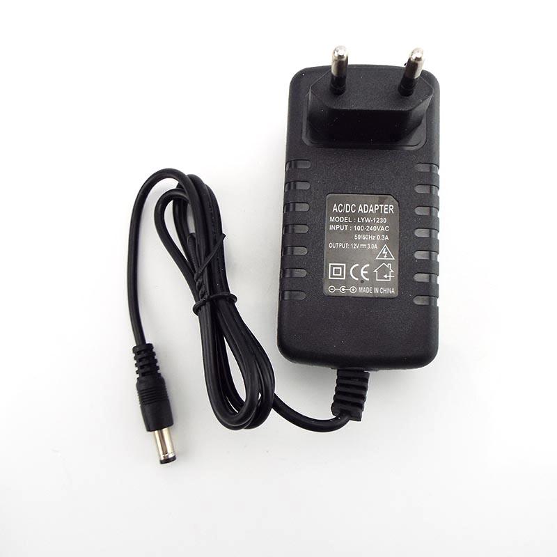 5,5*2,5mm Stecker AC 100 V-240 V DC 12 V 3 A Adapter Netzteil Konverter Wandladetransformator für CCTV LED Streifenlicht