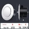 ABS Round Air Ventilation Duct: Indoor Fresh Air, White Exhaust Air Intake