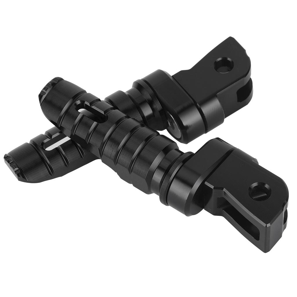 Pair Motorcycle Pedals CNC Aluminium Alloy Footpegs Anodizing Motorbike Foot Rest