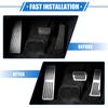 For Tesla Model X Model S Accessories Aluminum Alloy Foot Pedal Accelerator Gas Fuel Brake Pedal Rest Pedal Cover Car Styling