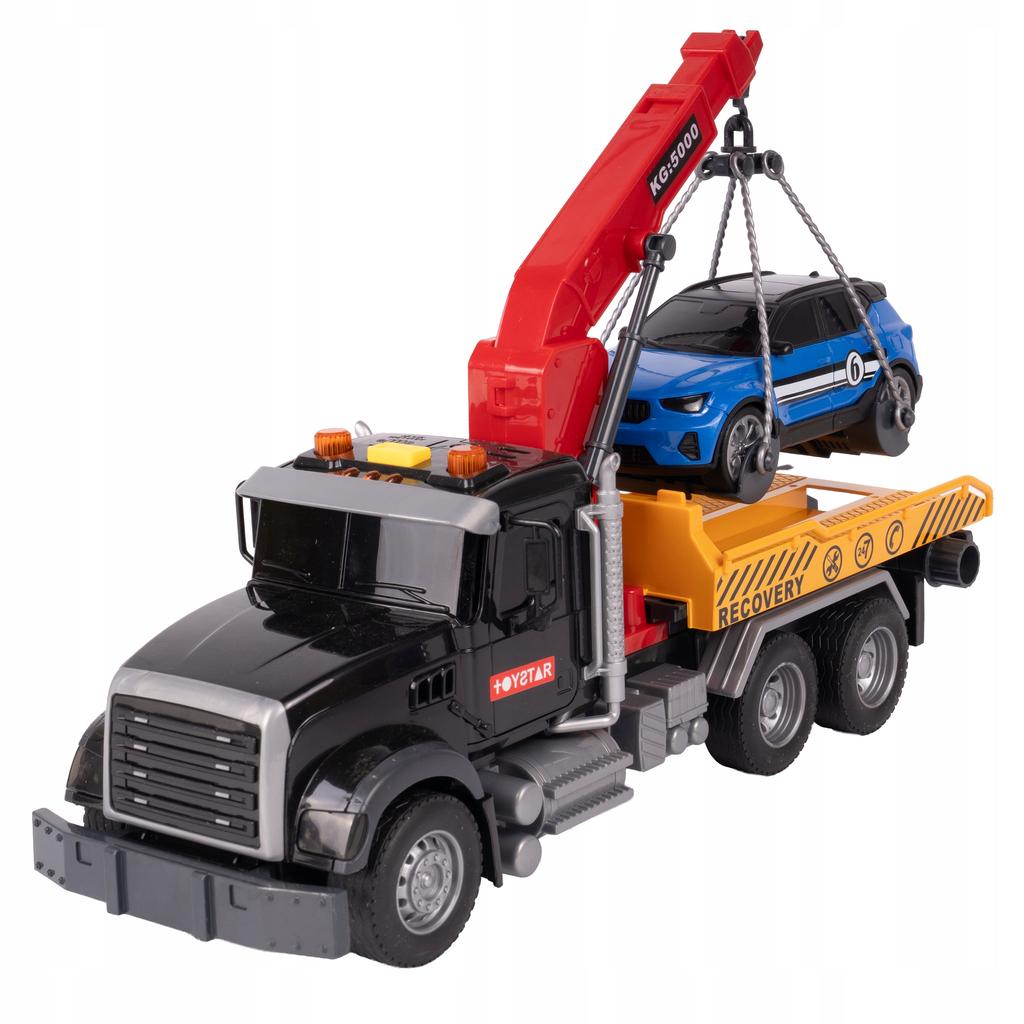 [PACZB] Tow Truck with Crane, LED Sound + Car Z3156