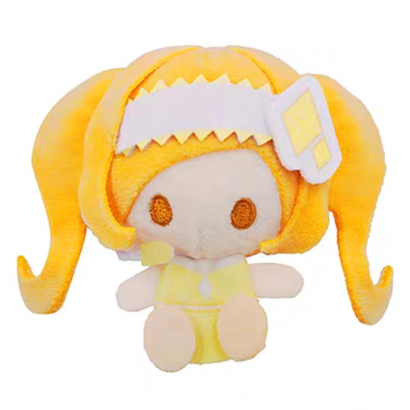 7cm Anime Shugo Chara Mignon Ran Suu Broche Peluche Remplie Porte-clés Décoration Vêtements Sac à dos Pendentif Poupée Bidimensionnelle Jouet Cadeau