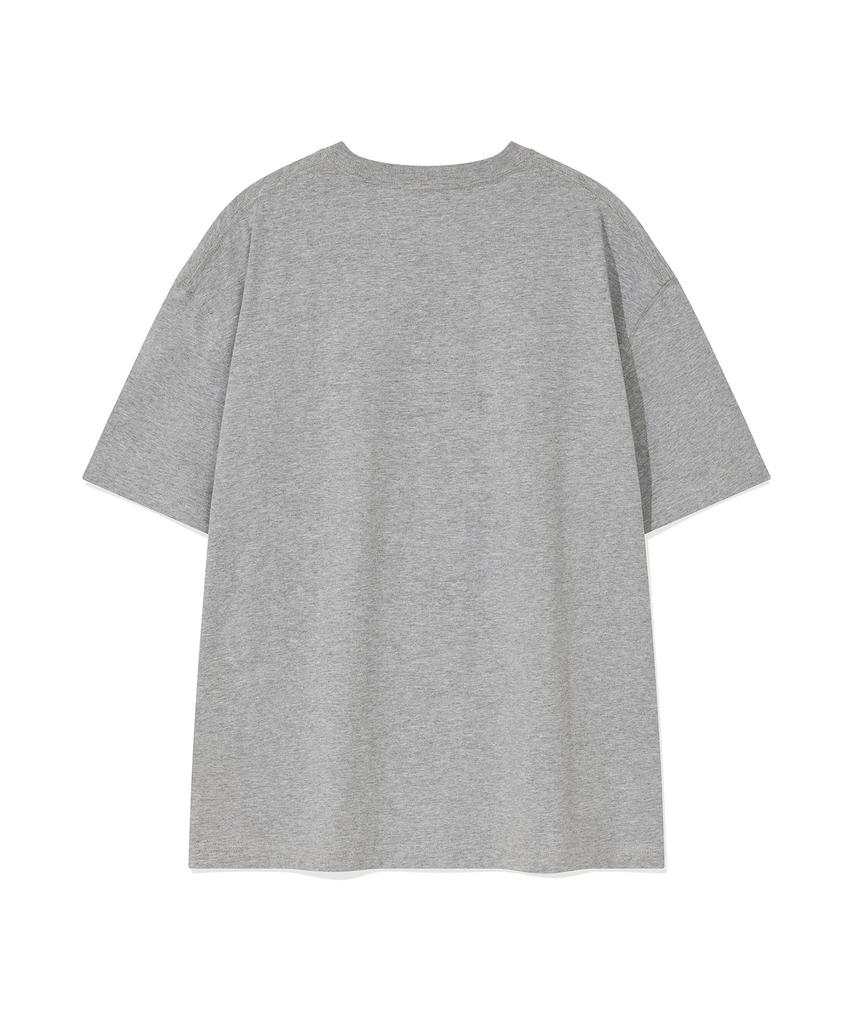 WACKY WILLY Big Kiki Graphic Short Sleeve T-Shirt Gray
