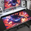 Large Gaming Mousepad Anime Gengar Mouse Pad NonSlip Natural Rubber Base Extended Desk Mat for Computer Laptop PC Gamer Mats