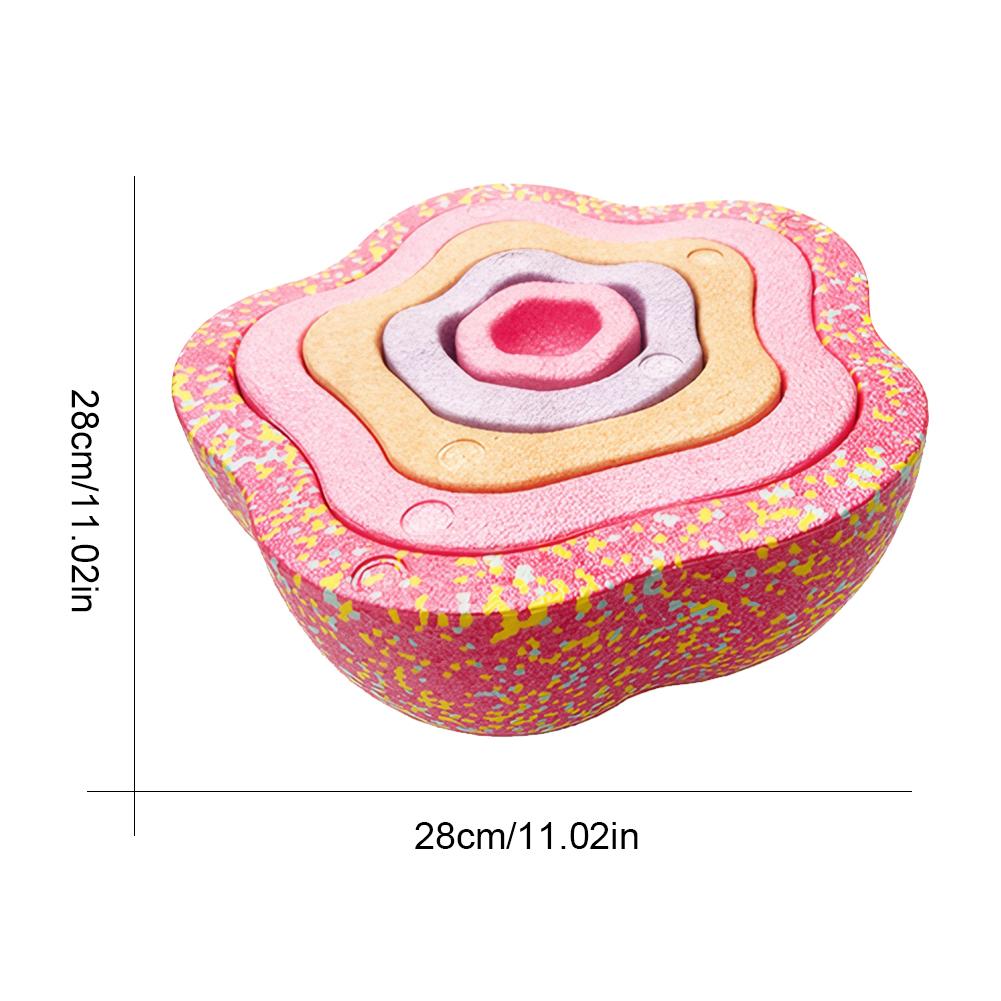 Balance Training Board Flower Shape Balance Exerciser Multi-Function Stability Board Balance Stepping Stones for Kids Adults