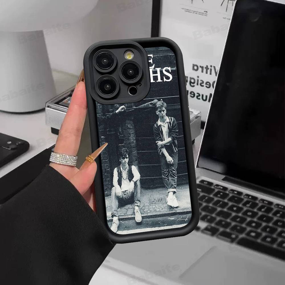 Band The S-Smiths Silicone Soft Phone Case For IPhone 17 16 14 13 12 11 15 Pro Max Plus Air Cover