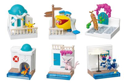 Pokemon Town 3 Sea Breeze Path BOX Produkt 6 Arten 6 Stück Re-ment