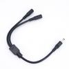 18awg 7A 30CM DC 12V 24V 1 Male To 2 Female 2 Way Splitter Connector DC Power Supply Adapter Extension Cable 5.5x2.1mm