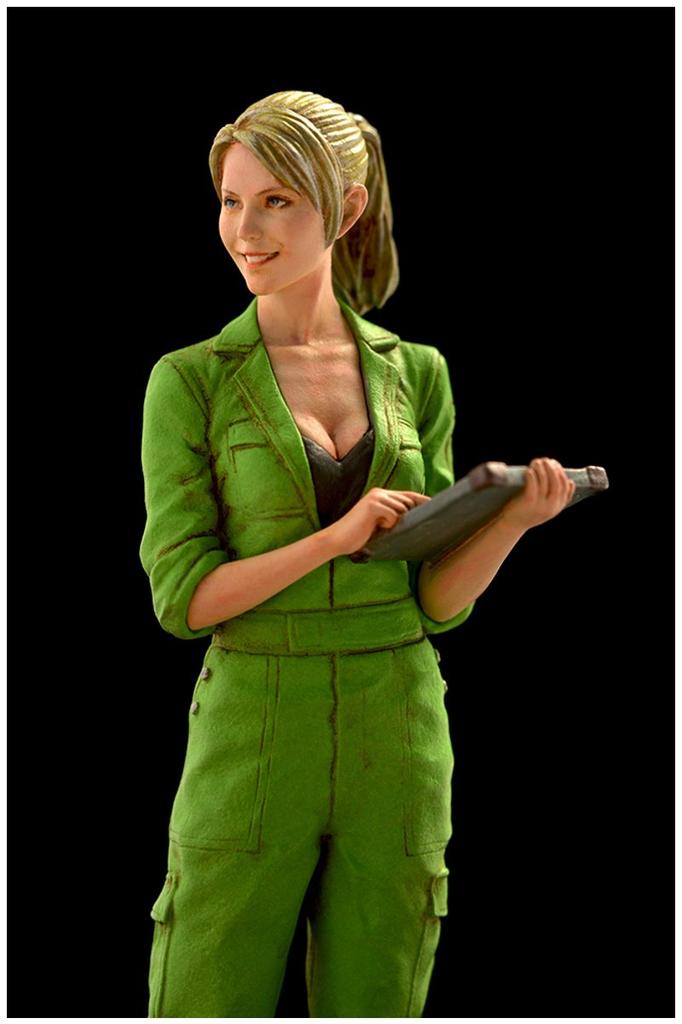 Brick Works Maschinen Krieger Female Mechanic Martina Technician Fortissimo Scale Resin Cast Assembly Kit Approximately 47mm Tall (B) 1/35 S35MUS-2f