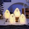 4PCS Lightweight Plastic Specter Home Ornament With White Gauze Phantom Decorations Halloween Party Supplies