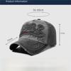 Casual Hip Hop Baseball Cap Washed Cotton Breathable Snapback Hat Outdoor Vintage Dad Hat For Men Women