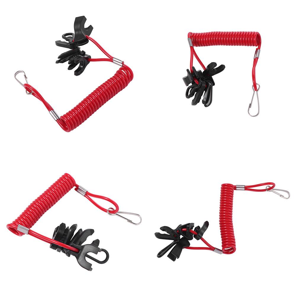 7 Keys Kill Switch Key Lanyard Tether Cord Boat Outboard Engine Kill Stop Switch  Outboard Engine